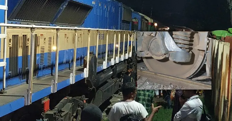 লাইনচ্যুত পদ্মা এক্সপ্রেস